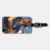 Rosie de Riveter Bagagelabel (Voorkant horizontaal)