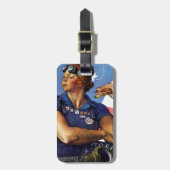 Rosie de Riveter Bagagelabel (Voorkant verticaal)