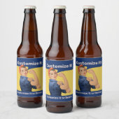 Rosie de Riveter Bier Etiket (Flessen)