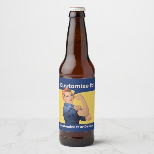 Rosie de Riveter Bier Etiket (Voorkant)