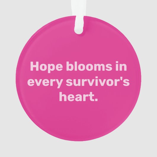 Rosie de Riveter borstkanker bewustzijn Ornament (achterkant)