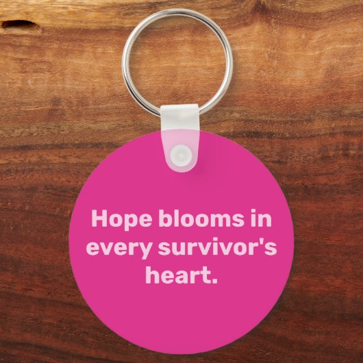 Rosie de Riveter borstkanker bewustzijn Sleutelhanger (Achterkant)