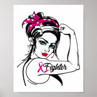 Rosie de Riveter Breast Cancer Bewustheid