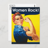 Rosie de Riveter ~ Briefkaart (Voorkant / Achterkant)