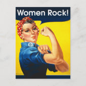 Rosie de Riveter ~ Briefkaart (Voorkant)