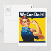 Rosie de Riveter Briefkaart (Voorkant / Achterkant)