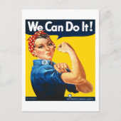 Rosie de Riveter Briefkaart (Voorkant)