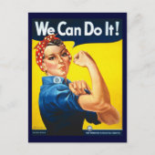Rosie de Riveter Briefkaart (Voorkant)