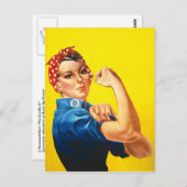 Rosie De Riveter Briefkaart (Voorkant / Achterkant)