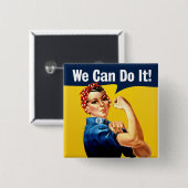 Rosie de Riveter | BUTTON (Voorkant /achterkant)