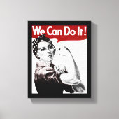 Rosie de Riveter Canvas Afdruk (Voorkant)