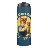 Rosie de Riveter Cat Dames voor Kamala Harris