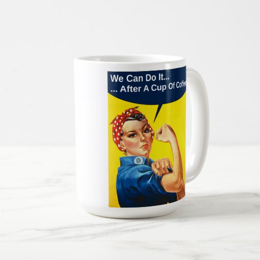 Rosie de Riveter Coffee Mok (Voorkant rechts)