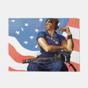 Rosie de Riveter Deurmat