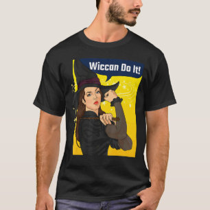 Rosie de Riveter die het kan doen Feministische He T-shirt