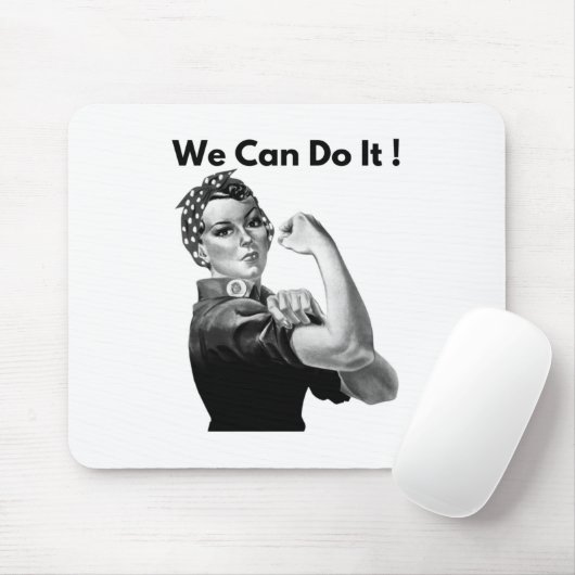 Rosie de Riveter die we kunnen doen Muismat (Met muis)