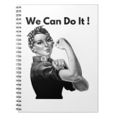 Rosie de Riveter die we kunnen doen Notitieboek (Voorkant)