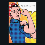 Rosie de Riveter die we kunnen doen. Pop Art Polka Foto Afdruk<br><div class="desc">Gelukkige verjaardag, Rosie de Riveter! Ter ere van de 70ste verjaardag van J. Howard Miller, hebben we ons de klassieke 'We can do it' opnieuw voorgesteld. poster alsof Roy Lichtenstein het in de jaren '60 schilderde. Deze levendige versie kenmerkt de klassieke stippen van Ben Day die Lichtenstein beroemd maakte in...</div>