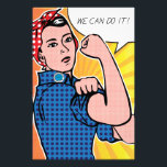 Rosie de Riveter die we kunnen doen. Pop Art Polka Foto Afdruk<br><div class="desc">Gelukkige verjaardag, Rosie de Riveter! Ter ere van de 70ste verjaardag van J. Howard Miller, hebben we ons de klassieke 'We can do it' opnieuw voorgesteld. poster alsof Roy Lichtenstein het in de jaren '60 schilderde. Deze levendige versie kenmerkt de klassieke stippen van Ben Day die Lichtenstein beroemd maakte in...</div>