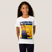 Rosie de Riveter die we kunnen maken T-shirt (Voorkant volledig)