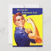Rosie de riveter die we kunnen uitnodigen kaart (Voorkant)