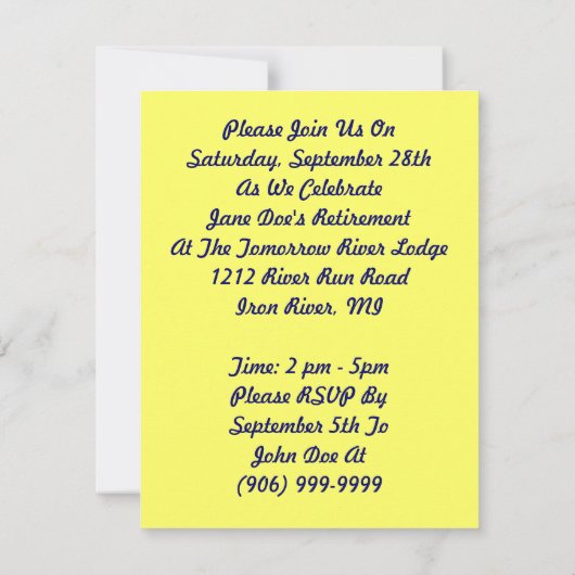 Rosie de riveter die we kunnen uitnodigen kaart (Achterkant)