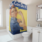 Rosie de Riveter Douchegordijn (In situ)