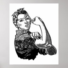 Rosie De Riveter Feminist (Vaste-Vulling Versie)