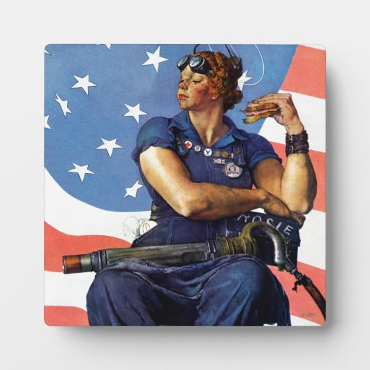 Rosie de Riveter Fotoplaat (Voorkant)