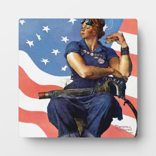 Rosie de Riveter Fotoplaat (Voorkant)