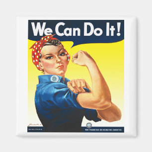 Rosie de Riveter Fridge Magnet
