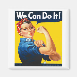 Rosie de Riveter Fridge Magnet