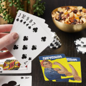 Rosie de Riveter gemakkelijk te personaliseren Pokerkaarten (Insitu)