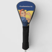 Rosie de Riveter Golfheadcover (Voorkant)