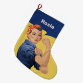 Rosie de Riveter Grote Kerstsok (Voorkant (Hangend))