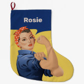 Rosie de Riveter Grote Kerstsok (Voorkant)