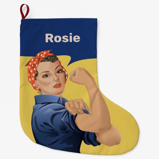 Rosie de Riveter Grote Kerstsok (Voorkant)