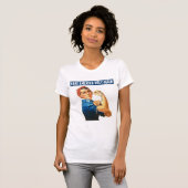 Rosie de Riveter Heilige Rosary T-shirt (Voorkant volledig)