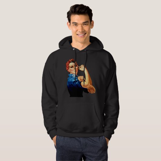 Rosie de Riveter Hoodie (Voorkant volledig)