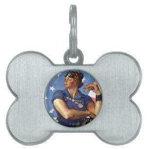 Rosie de Riveter Huisdieren Naamplaatje