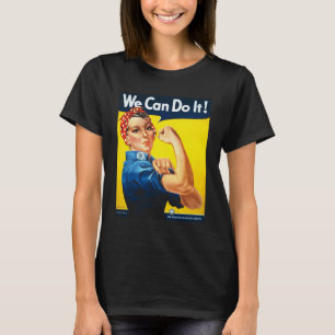Rosie de Riveter Iconic Poster Women's Liberation T-shirt