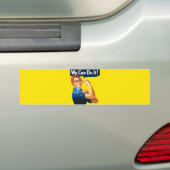Rosie de Riveter (Iconisch Poster) (We kunnen het! Bumpersticker (Op auto)