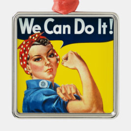 Rosie de Riveter (Iconisch Poster) (We kunnen het! Metalen Ornament