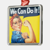 Rosie de Riveter (Iconisch Poster) (We kunnen het! Metalen Ornament (Links)