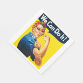 Rosie de Riveter (Iconisch Poster) (We kunnen het! Servet (Hoek)