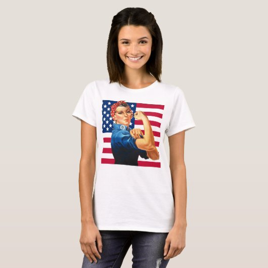 Rosie de Riveter II T-shirt (Voorkant volledig)