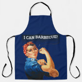 Rosie de Riveter Ik kan Barbeque Grill Master Schort (Voorkant)