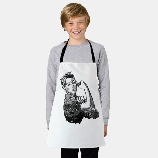 Rosie de Riveter, ik kan het! Schort (Gedragen)