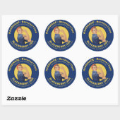 Rosie de Riveter Jar Round Sticker (Vel)