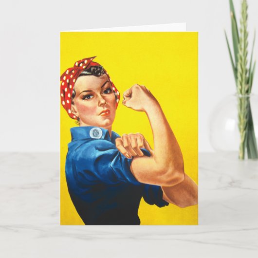 Rosie De Riveter Kaart (Voorkant)